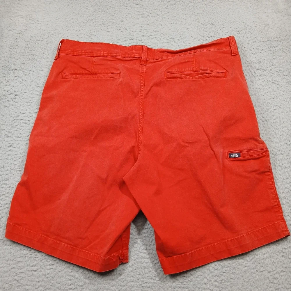 The North Face Red Chino Shorts Men's 36 Cotton Casual‎ Outdoor